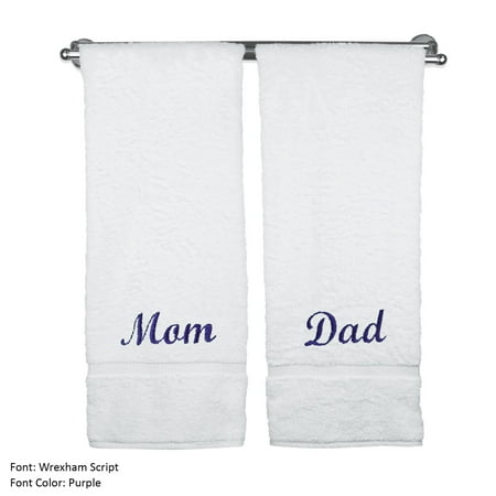 BC BARE COTTON Luxury Hotel & Spa Mom and Dad Bath Towels Wedding Engagement