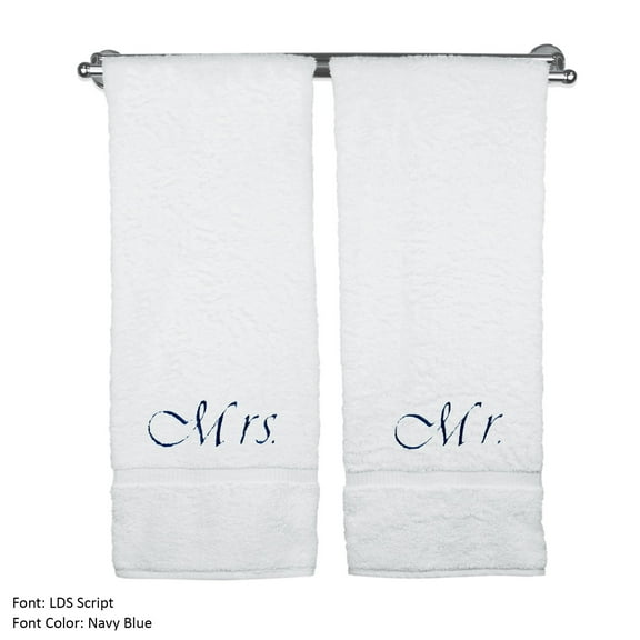 BC BARE COTTON Luxury Hotel & Spa Mrs and Mr Bath Towels Wedding Engagement