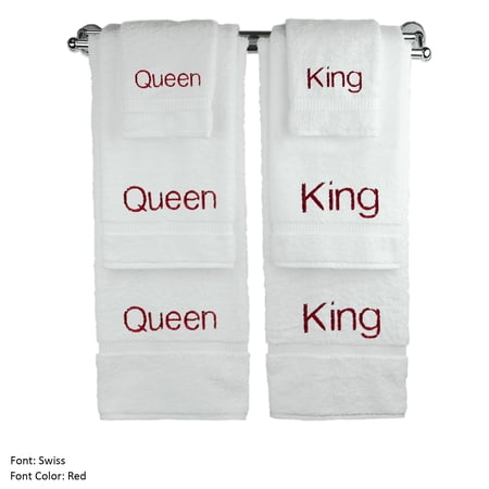 BC BARE COTTON Luxury Hotel & Spa Queen and King Six Piece Towel Set Wedding Engagement