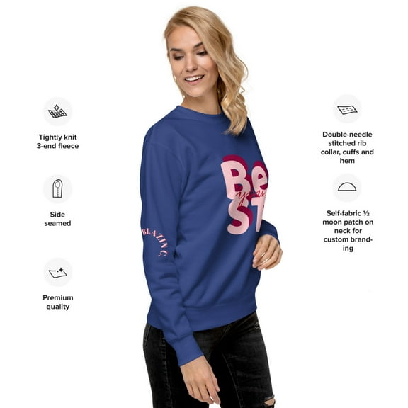 BC Best You Unisex Premium Sweatshirt  (Team Royal, S)