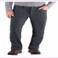 thumbnail image 1 of BC CLOTHING MEN'S 2-way stretch Fleece Lined SOFTSHELL PANT 32x32/Charcoal, 1 of 1