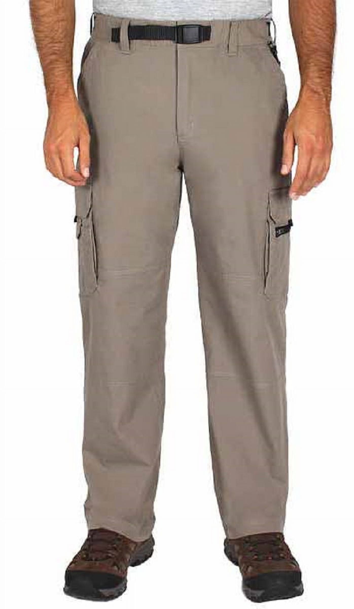 BC CLOTHING Mens Cotton-Lined, Relaxed-Fit, Stretch Cargo Pants (Khaki ...