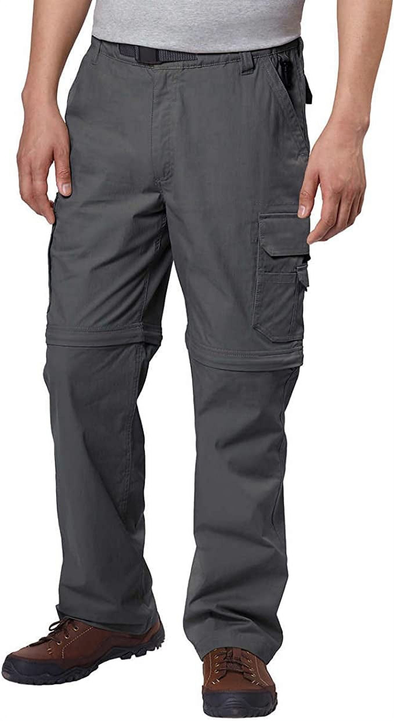 BC Clothing Men Lightweight Convertible Stretch Cargo Pants & Shorts ...