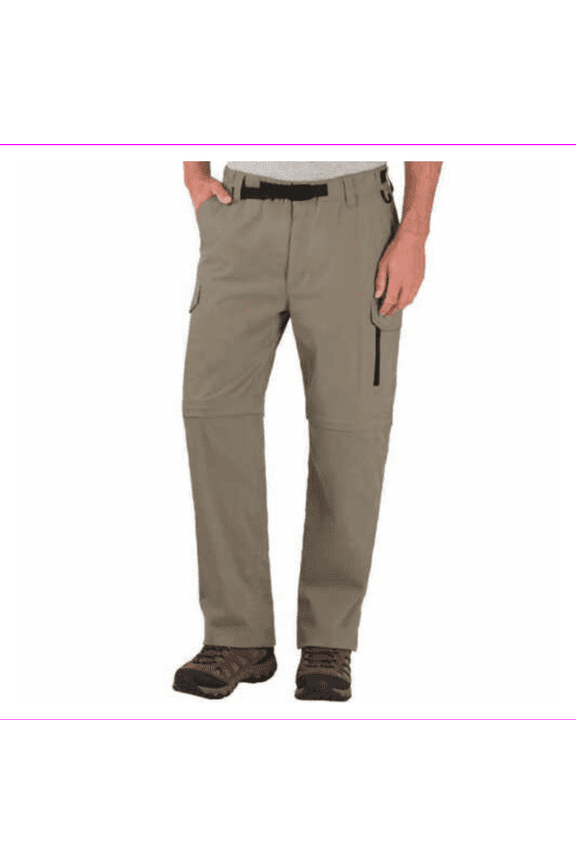 Men Lightweight Convertible Stretch Cargo Pants & Shorts