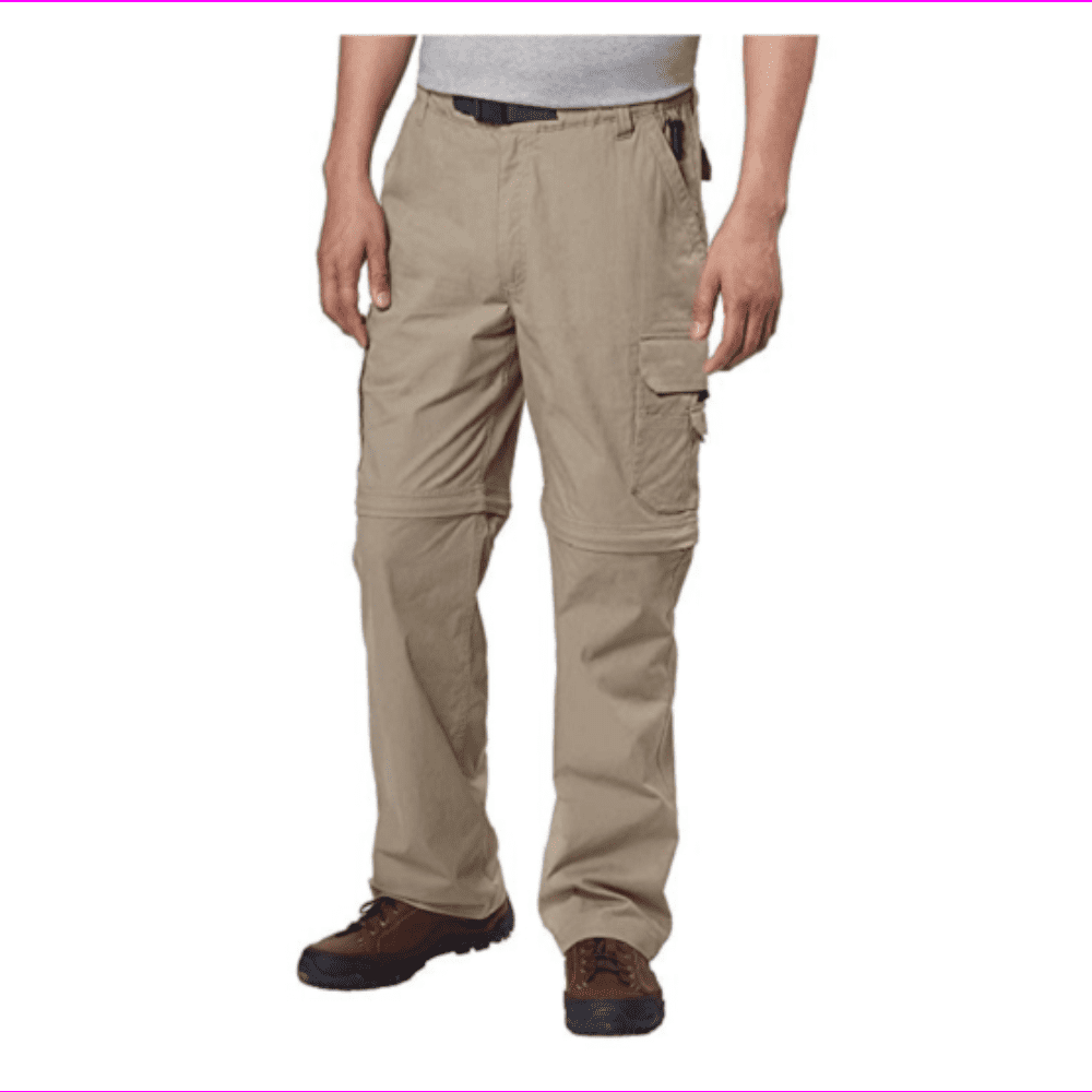 BC Clothing Men's Convertible Stretch Cargo Hiking Pants Shorts