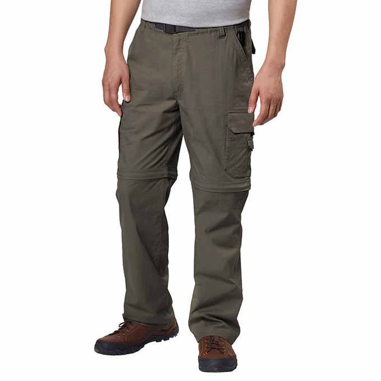 BC Clothing Mens Convertible Stretch Cargo Pants that convert to