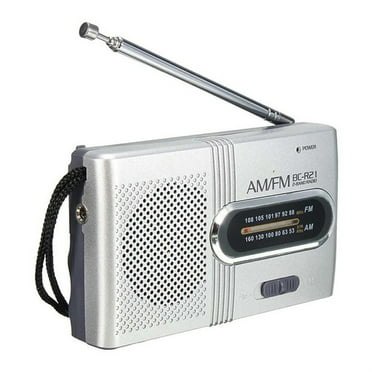 Milanix Small AM/FM Radio Portable Battery Operated with Best Reception ...