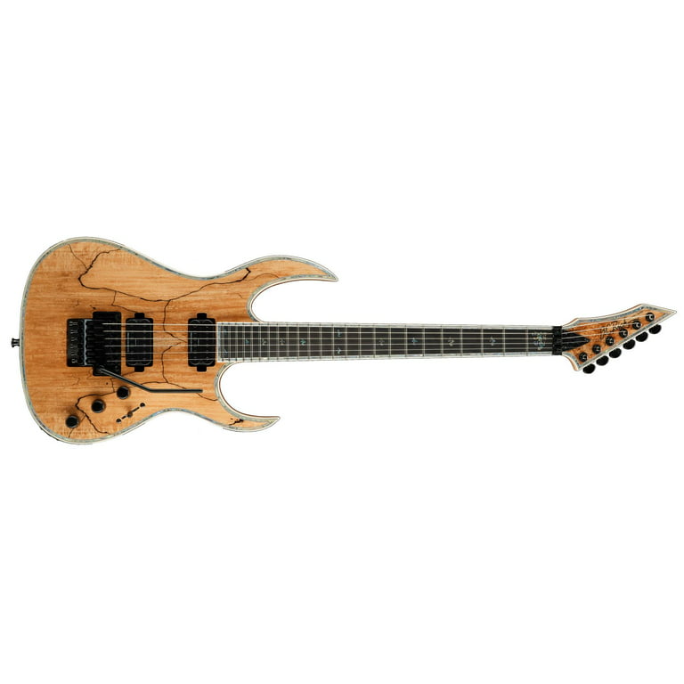 BC Rich Guitars Shredzilla Prophecy Archtop Electric Guitar with Floyd  Rose, Spalted Maple