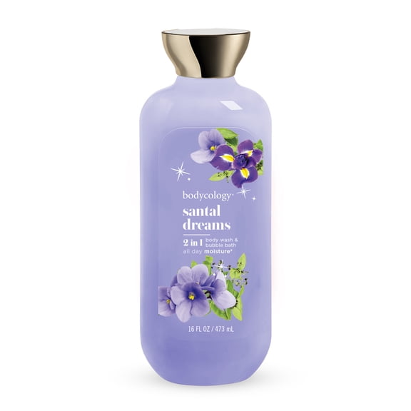 Bodycology 2-in-1 Body Wash & Bubble Bath, Santal Dreams, 16 fl oz