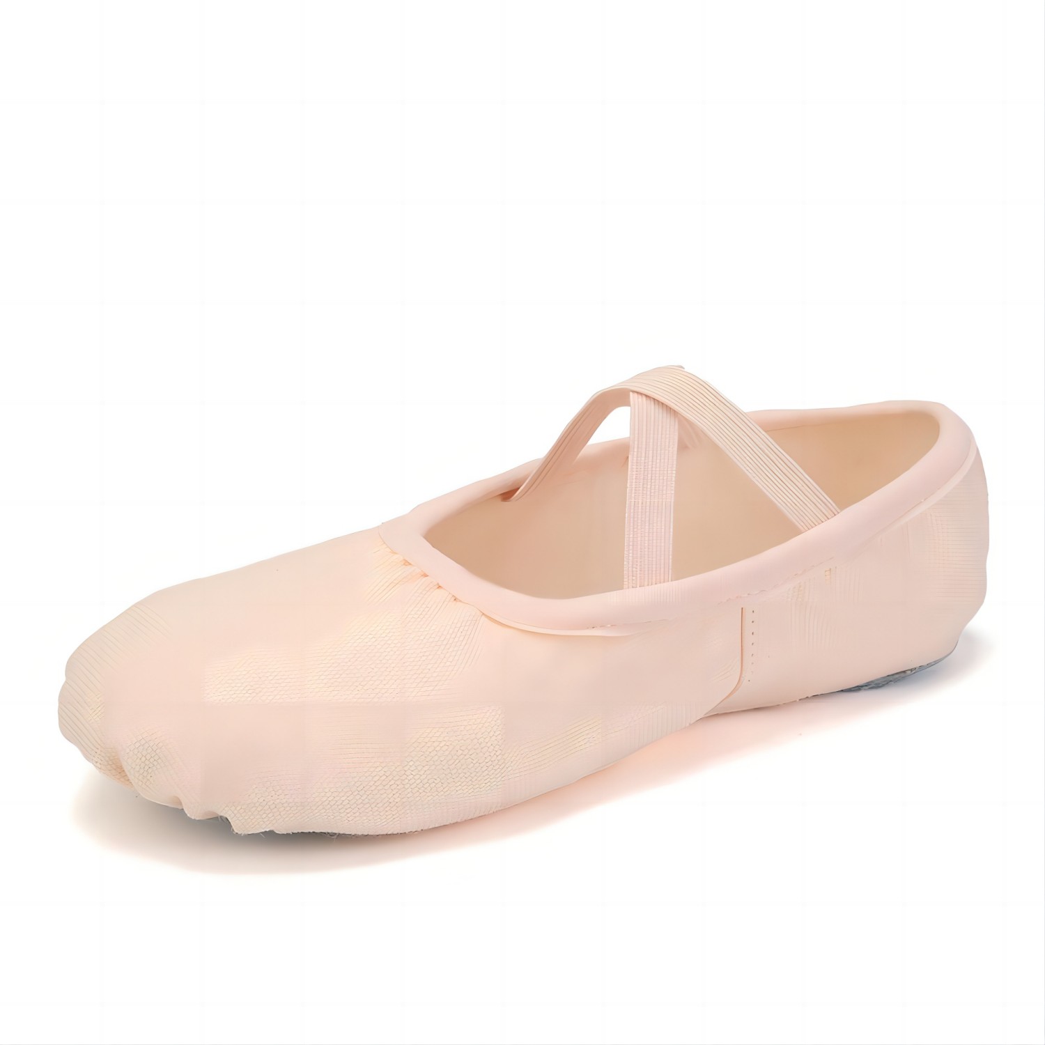 BC Solid Color Ballet Shoes With Elastic Band, Lightweight Soft Sole