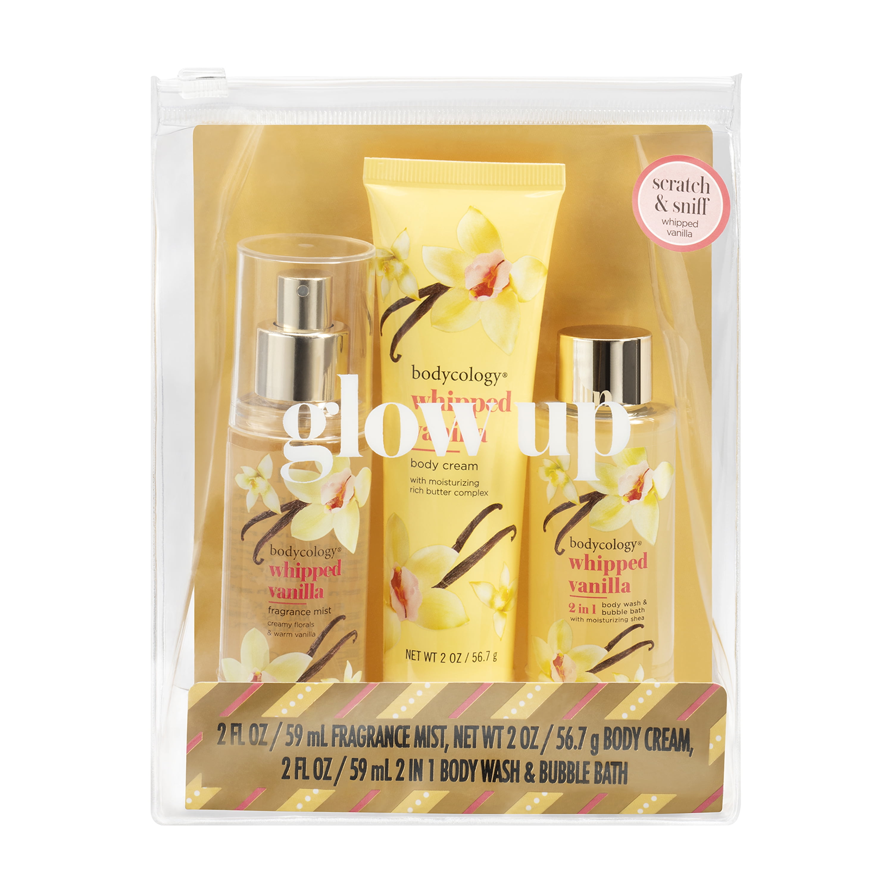 Bodycology Whipped Vanilla Body Care Gift Set, 3 Piece - Walmart.com