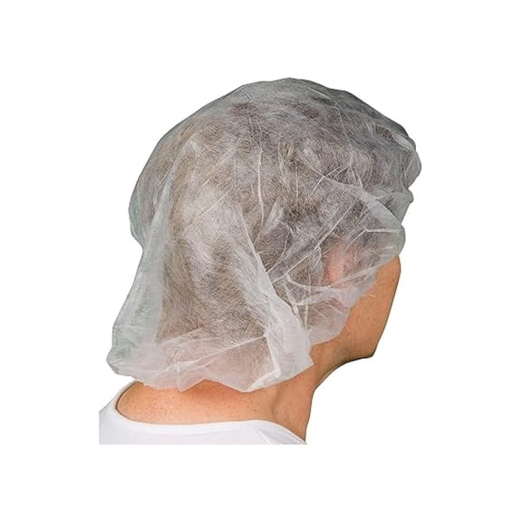 BC21/1000 Bouffant , Spun-Bound Polypropylene, 21", White, 1,000/Pack