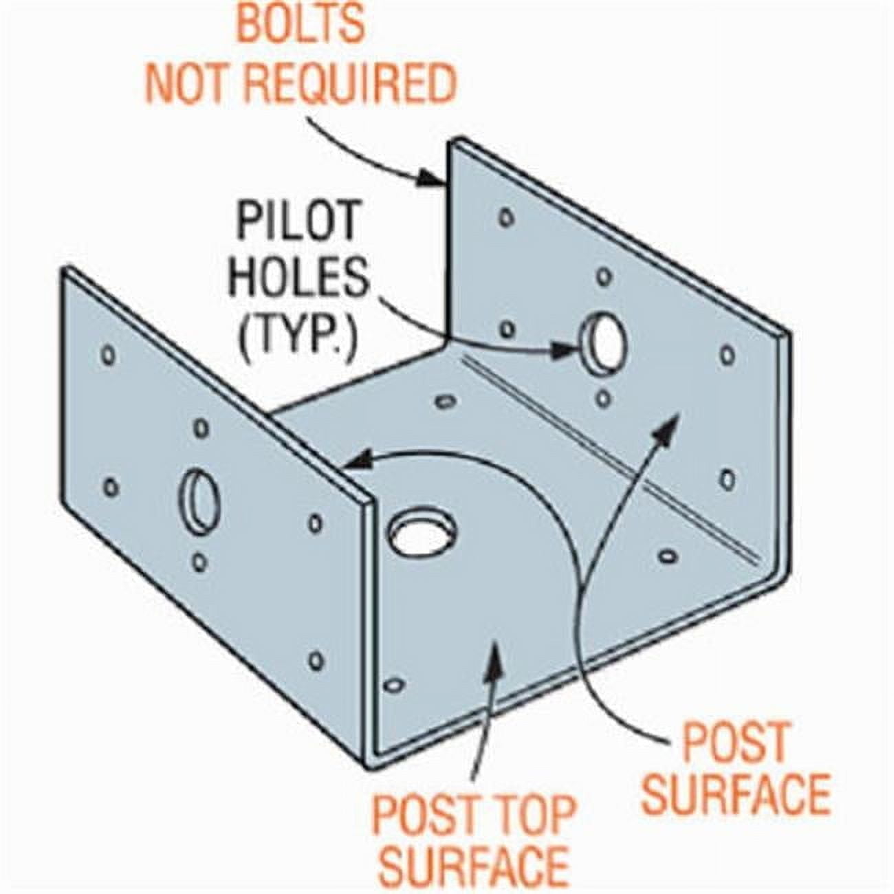 BC40Z 4 x 4 Dual Purpose Post Cap Z-Max