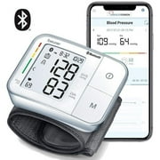 Beurer Wrist Blood Pressure Monitor, Irregular Heartbeat Detection, Syncs Readings to App, BC57