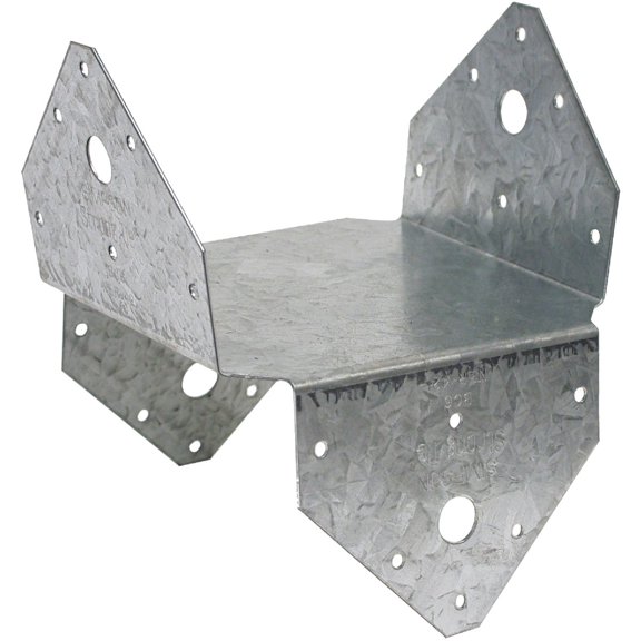 Simpson Strong-Tie Post Cap/Base BC6Z - Multicolor - BC Galvanize Post Cap for 6x Nominal Lumber Residential Use, Standard Application