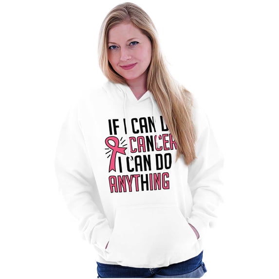 BCA Cancer Survivor I Can Do Anything Women Plus Size Graphic Pullover Hoodie Brisco Brands 5X