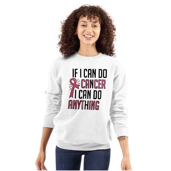 BCA Cancer Survivor I Can Do Anything Women Plus Size Crewneck Sweatshirt Brisco Brands 3X