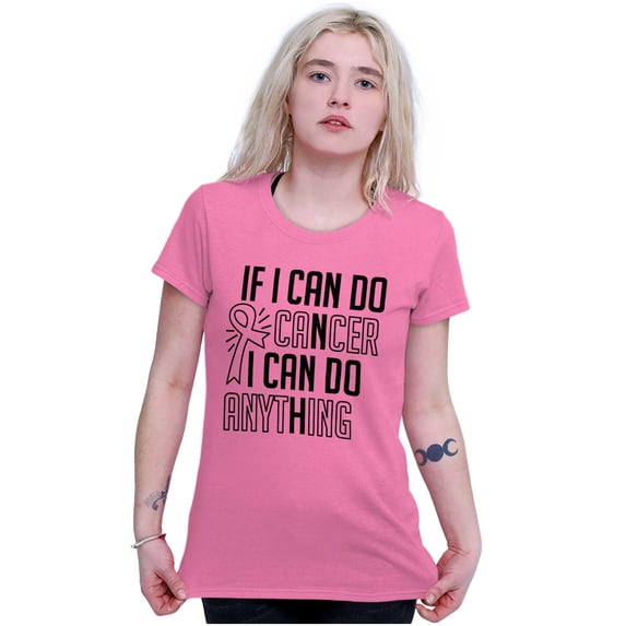 BCA Cancer Survivor I Can Do Anything Womens Slim Fit Graphic Tee Brisco Brands S