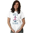 thumbnail image 1 of BCA Pink Ribbon Hope is An Anchor Women's Graphic T Shirt Tees Brisco Brands L, 1 of 5