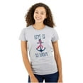 thumbnail image 1 of BCA Pink Ribbon Hope is An Anchor Womens Slim Fit Graphic Tee Brisco Brands S, 1 of 5
