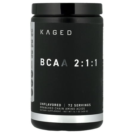 Kaged BCAA 2:1:1, Unflavored, 14.1 oz (400 g)