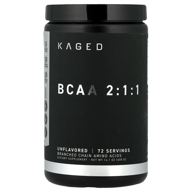 Kaged BCAA 2:1:1, Unflavored, 14.2 oz (403.2 g)