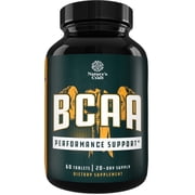 Nature’s Craft Branch Chain Amino Acid Supplement for Post Workout Muscle Recovery, 60 Tablets