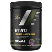 Restore 24 Nutrition Organic Intra Workout Powder for Men & Women - BCAA with Hydration Matrix - Supports Muscle Gain & Recovery, Grape Flavor - 50 Servings