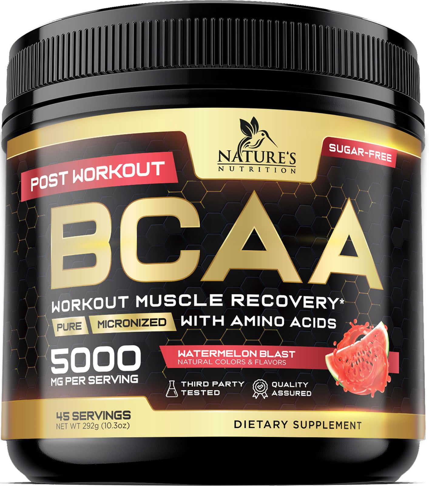 Muscle Recovery Drink Powder with BCAA, L-Glutamine & Amino Acids - Best  Muscle Recovery Supplements for Post Workout