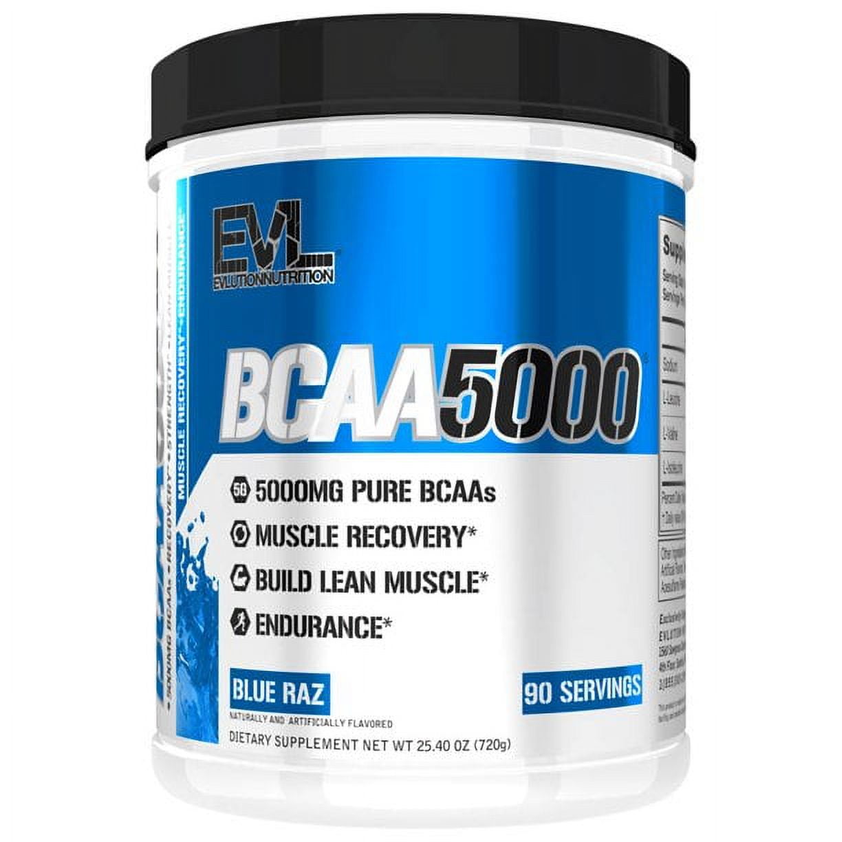 BCAA5000 Powder 5 Grams of EVL BCAA Powder (Branched Chain Amino