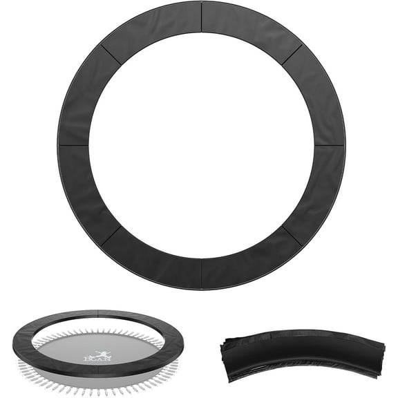 BCAN Trampoline Pad, 12ft 14ft 15ft 16ft Trampoline Replacement Safety Pad, Waterproof Trampoline Accessories Spring Cover