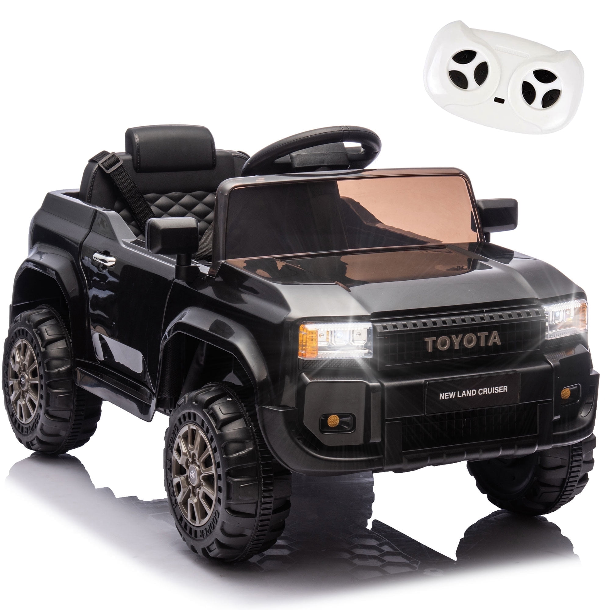 Black 12V Kids Ride-On SUV with Remote Control