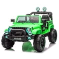thumbnail image 1 of Xuanlur 24V Ride on Toys for Big Kids w/Width Seat, Ride on Truck w/ Remote Control, Kids Electric Car for Kids, Rear Suspension, Portable Pull Rod, Light, Trunk Storage, Bluetooth, 2.5-4 MPH, Green, 1 of 5