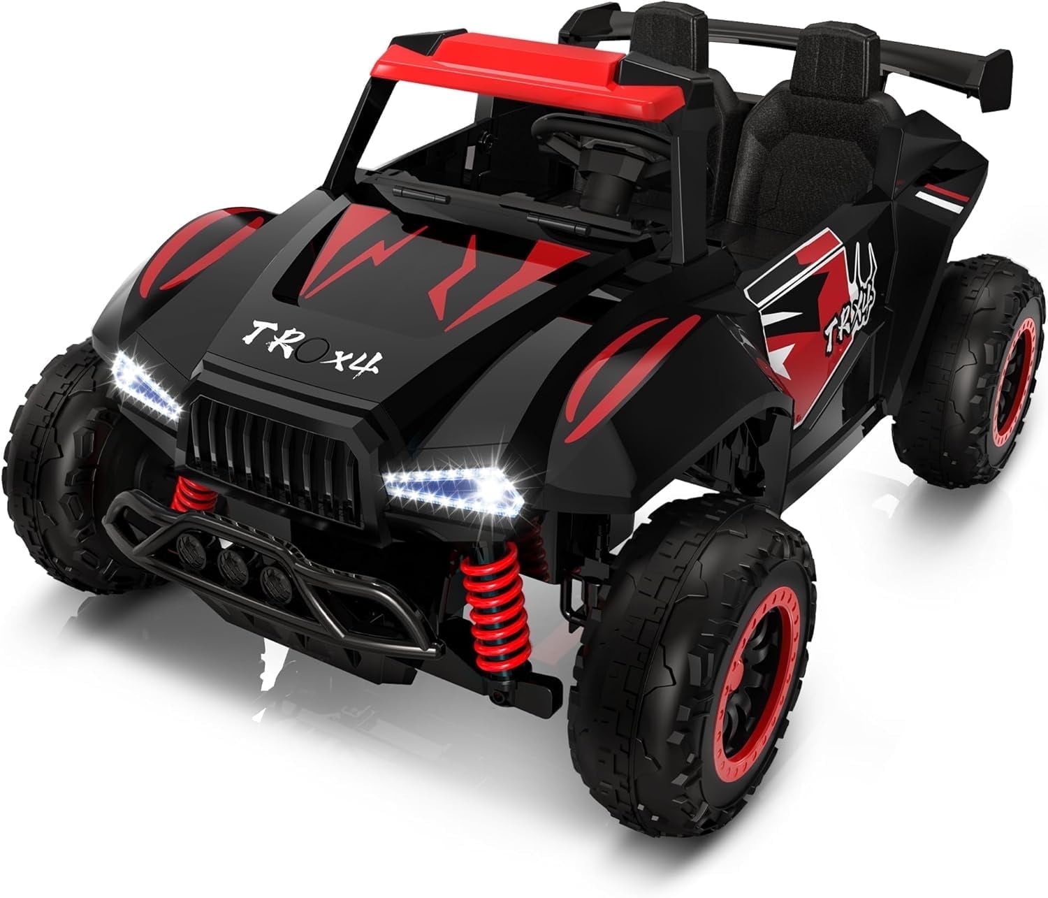 Xuanlur 12V Licensed Dodge RAM 3500 Ride on Toy for Kids, Toddler Ride on Truck with Remote Control, 2WD, Rear Shock Suspension, LED, Electric Car for Kids with Bluetooth, 3 Point Safety Belt(Purple)
