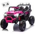 thumbnail image 1 of Xuanlur 24V Ride On Toys for Big Kids, Electric Off-Road UTV Truck with Remote Control, Kids Ride on Cars for Boys Girls, LED, Power Display, Efficiency Battery, 4X100 Motors, Music, Pink, 1 of 8