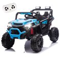 thumbnail image 1 of Xuanlur 24V Ride On Toys for Big Kids, Electric Off-Road UTV Truck with Remote Control, Kids Ride on Cars for Boys Girls, LED, Power Display, Efficiency Battery, 4X100 Motors, Music, Blue, 1 of 8
