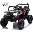 thumbnail image 1 of Xuanlur 24V Ride On Toys for Big Kids, Electric Off-Road UTV Truck with Remote Control, Kids Ride on Cars for Boys Girls, LED, Power Display, Efficiency Battery, 4X100 Motors, Music, Black, 1 of 8