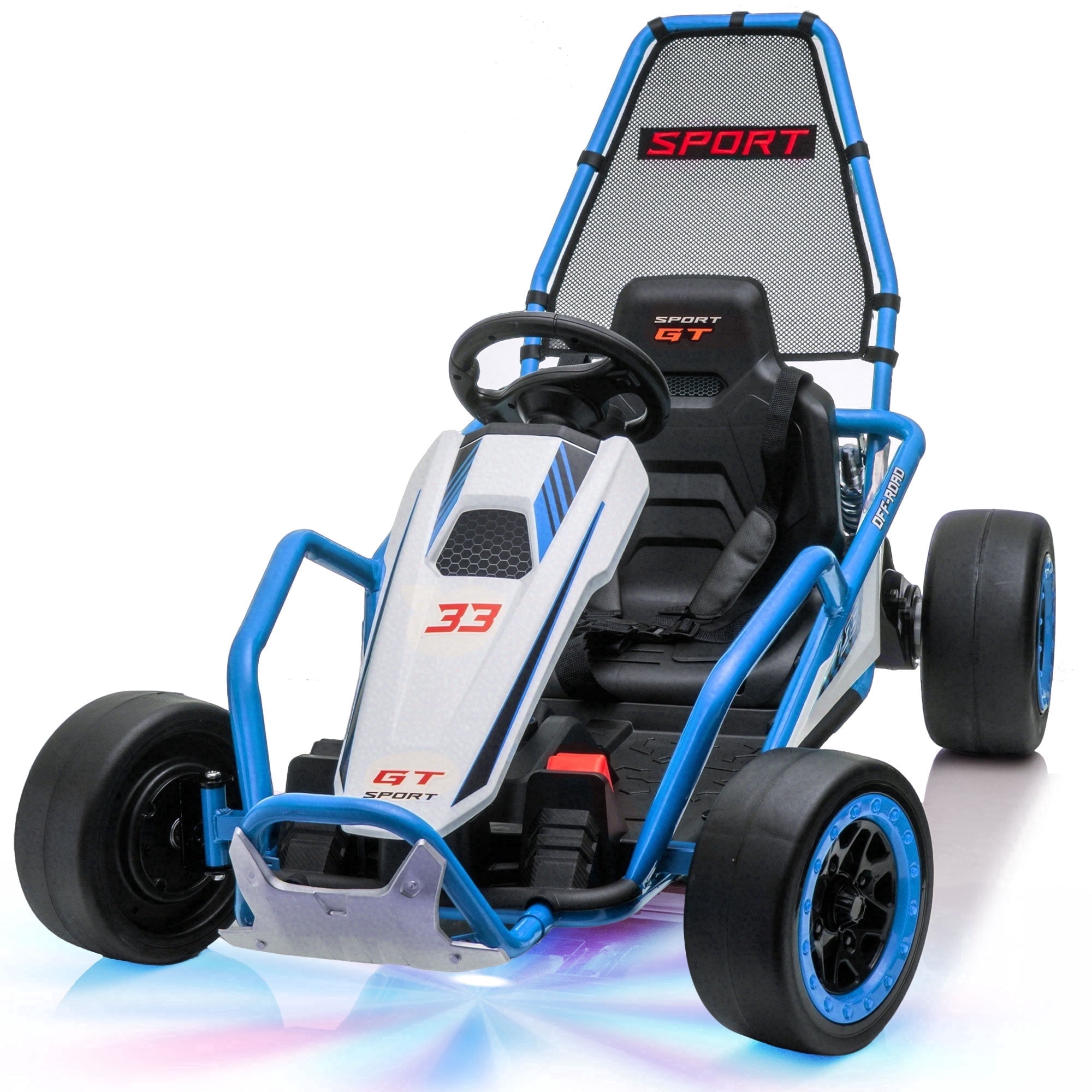 24V 8.5 MPH Electric Go Kart for Kids, 400W Powerful Drift Kart w