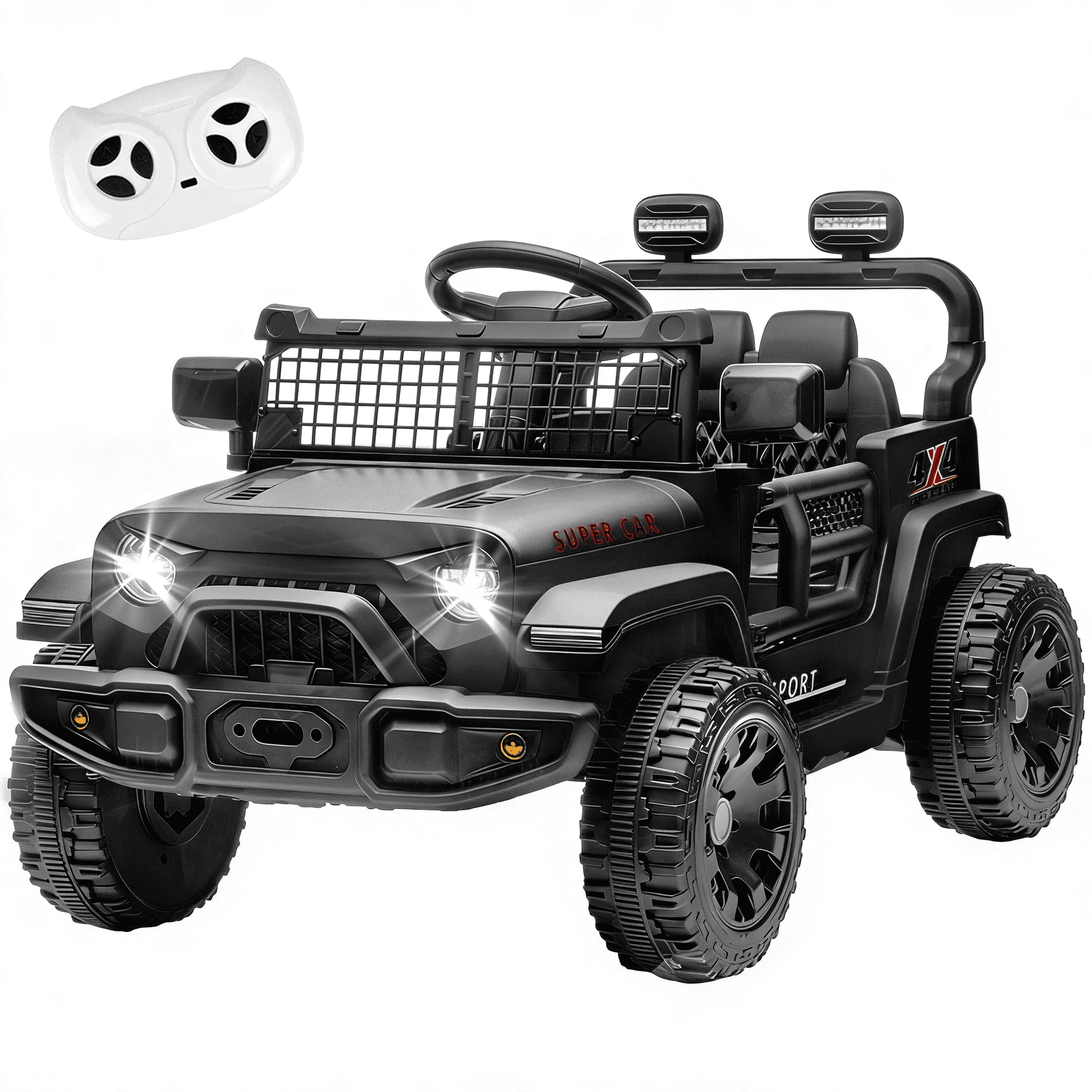 Walmart Ride Xuanlur 24V Ride on Truck Car w/Parent Remote Control, Ride on Toys w/4 ...