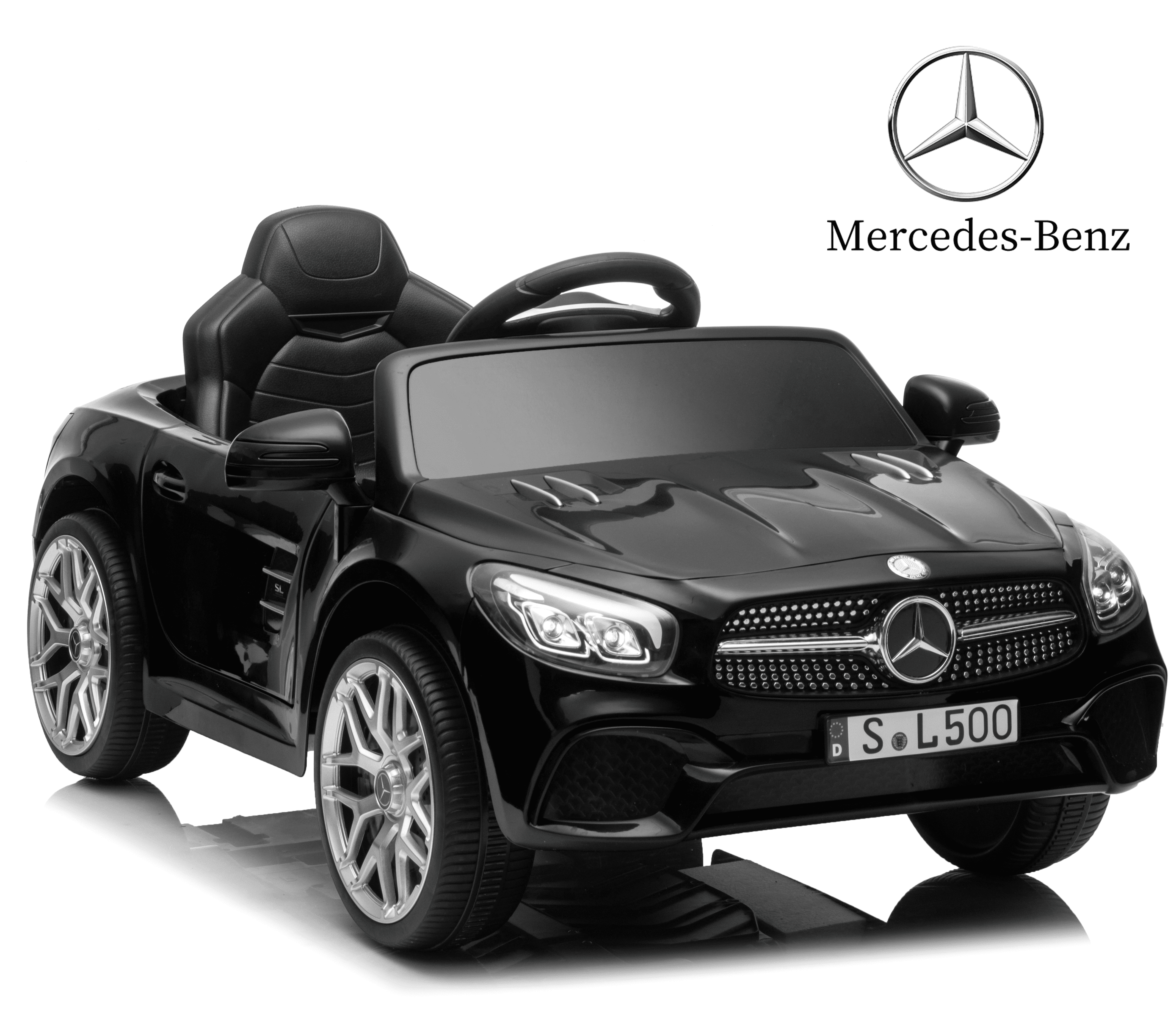 Licensed Benz CLS 350 12V Electric Ride on Toys with Bluetooth Music, LED Lights, Spring Suspension, Power Car Wheels, Electric Car for Kids with Parent Remote Control (Black)