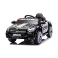 thumbnail image 1 of Xuanlur 12V Power Ride on Toys for Toddlers, Licensed Mercedes-Benz Ride on Cars for Kids, Kid Electric Car, Aged 1-4Y, Black Police Car, 1 of 7