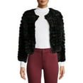 thumbnail image 1 of BCBG Faux Rabbit Shrug, 1 of 6