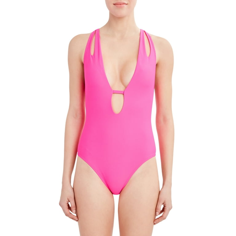 BCBG Paris Women's Adjustable Keyhole One Piece - Walmart.com