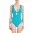 thumbnail image 1 of BCBG Paris Women's Adjustable Keyhole One Piece, 1 of 5
