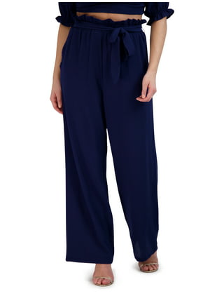 Wantschun Womens Wide Leg Pajama Pants Satin Silk Casual Loose Elastic  Waist Lounge Pants Pj Bottoms at  Women’s Clothing store