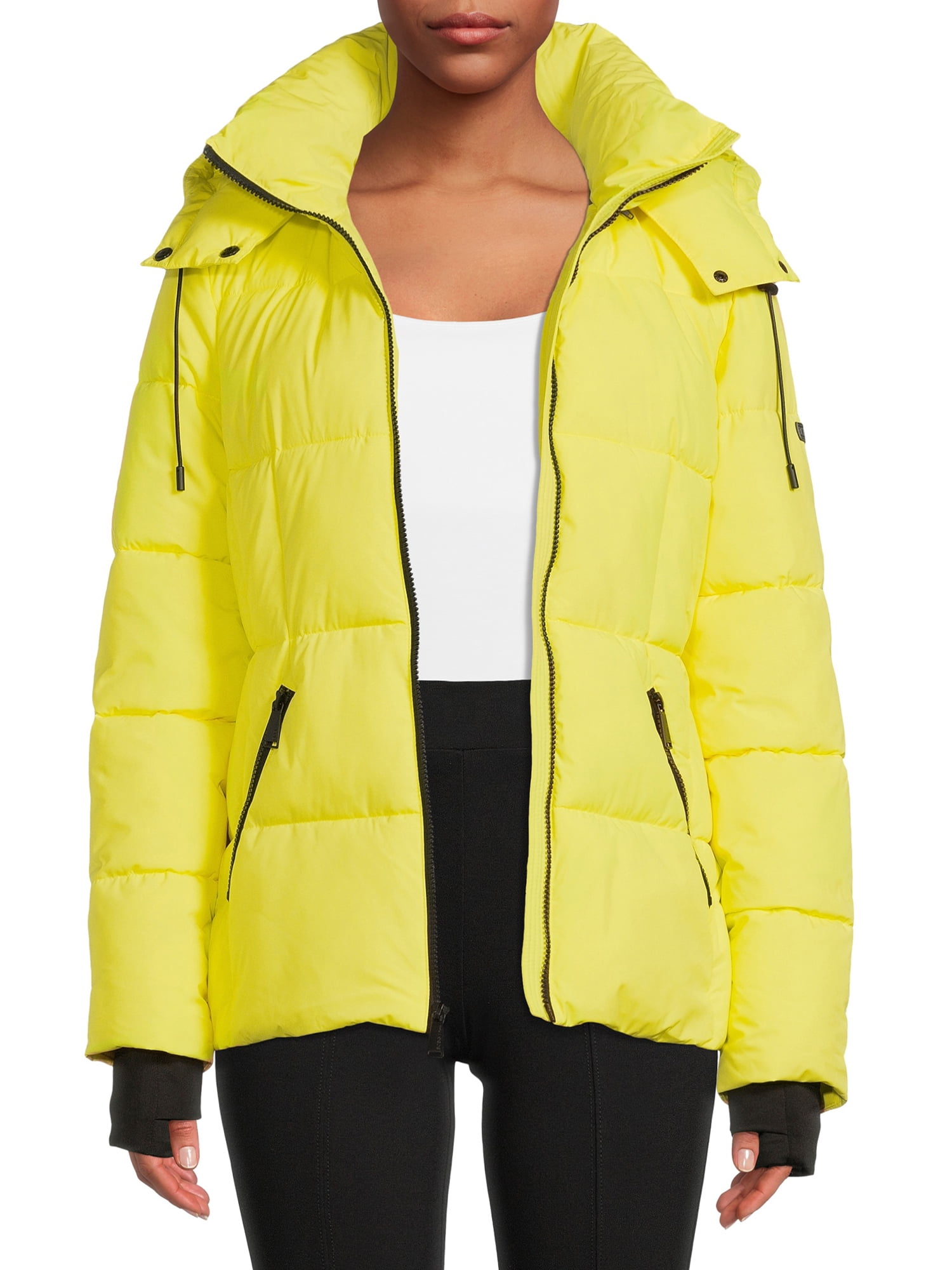 BCBG Paris Women's and Plus Cloud Puffer Coat with Hood