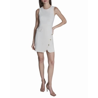 bcbg white dress Ruffle Mini Size 0 its faux wrap skirt and cut BCBGMAXAZRIA Tyrah Ruffle Mini Dress