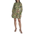 thumbnail image 1 of BCBG womens  Fit And Flare Dress, 10, Green, 1 of 3