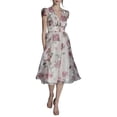 thumbnail image 1 of BCBG womens  Fit And Flare Dress, 10, White, 1 of 3