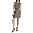 thumbnail image 1 of BCBG womens  Fit And Flare Dress, 12, Green, 1 of 3